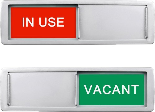 Vacant occupied privacy sign - occupied,