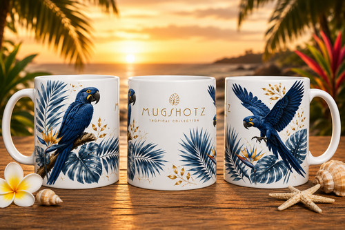 Artistic tropical blue - artistic,
