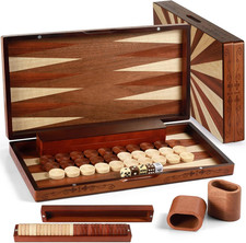 Handcrafted Wooden Backgammon