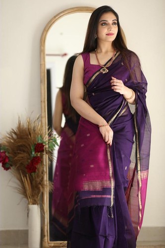 New designer soft cotton - soft, saree