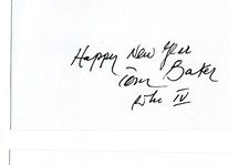 Tom Baker Doctor Who/Dr Who
