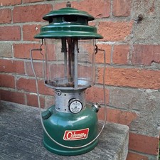 Coleman 220F Lantern Storm Lamp Camping Lamp Fot Spares Restoration