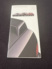1987 Mercedes DEALER Sales