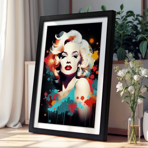 Marilyn monroe modern framed - monroe,