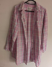 La Senza Checked Sleepwear Shirt - Size M Ladies