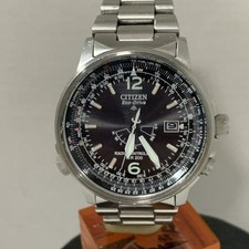 Citizen Men's Pro Master Radio Control Stainless Steel Bracelet Watch AS2020-53E