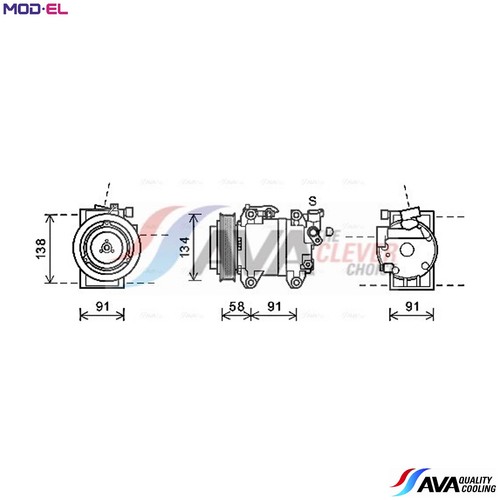 Compressor air conditioning - compressor,