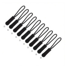 10pc zipper pulls detachable - 10pc,