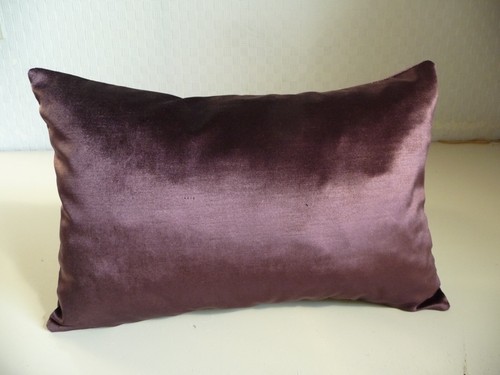 Shiny aubergine cushion cover - shiny,