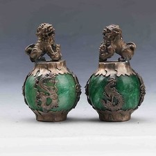 A pair Chinese old Jade hand
