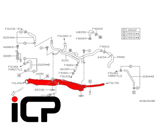 Genuine upper coolant transfer - upper,