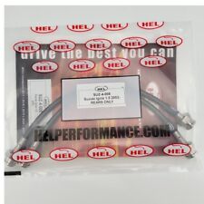 HEL S/S BRAIDED REAR BRAKE LINES HOSES PIPES FOR SUZUKI IGNIS 1.3 1.5 SPORT