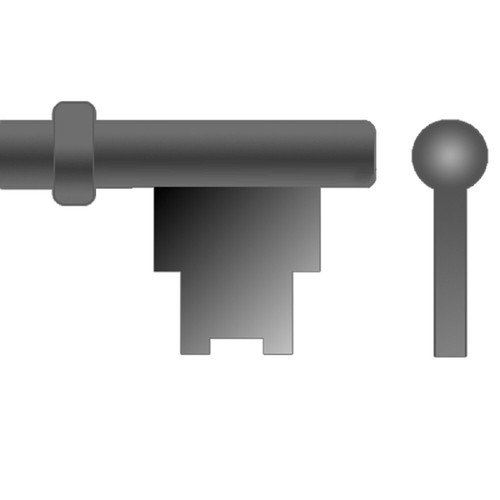 Union pre cut mortice key - pre-cut,