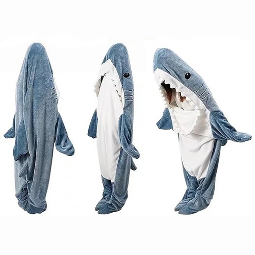 Shark blanket adult cartoon - blanket,