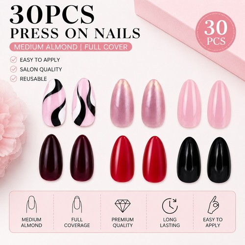 30pcs press nails salon - press,
