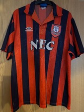 ​VINTAGE 94-96 EVERTON FC Away Shirt Umbro NEC Retro Classic Kit XXL - READ DESC