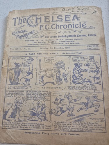 Chelsea tottenham programme - tottenham,