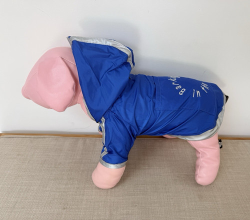 Blue silver dog - blue/silver, coat