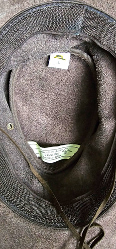 Kanga roo leather wide - kanga-roo, brim