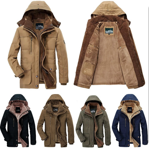 Winter mens military - military, trench