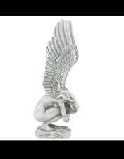 24cm Large Size Angel Redemption Statue Fairy Wings Resin Crafts Sculpture