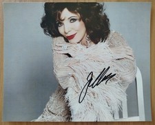 Joan Collins Signed 10×8 (Actress, Hollywood Legend, Dynasty,Film, TV)