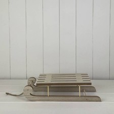 Wooden Festive Sleigh Decoration / Display Stand