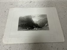 1834 Steel Engraving Honister