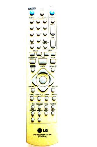 Dvd recorder remote control - dvd,