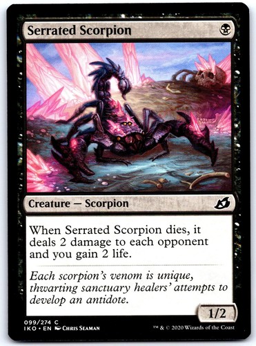 Serrated scorpion ikoria - 99, c
