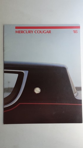 Mercury cougar brochure - mercury:, '85