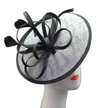 Fascinator Women's Large Headband Clip Hatinator Wedding Hat Races Royal Ascot