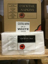 4000 white cocktail - 4000, napkins