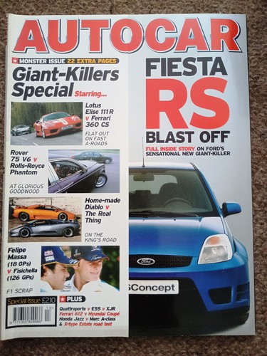 Autocar magazine march 2004 - autocar, 30