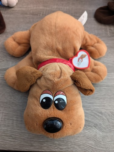 Brown pound puppy plush - plush, with