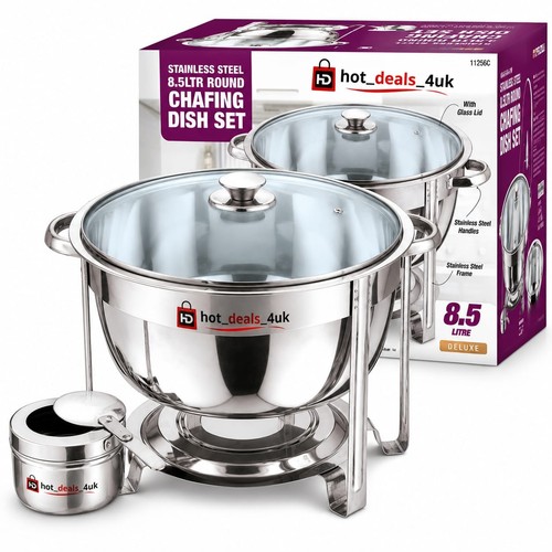 Chafing dish glass - chafing, lid