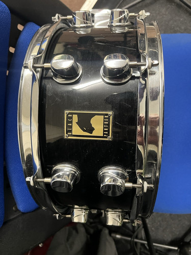 Black panther wood drum - black, set