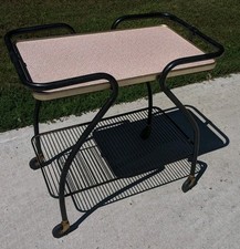 Mid Century Bar Cart Woodmet