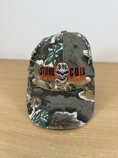 Vintage WWE WWF Stone Cold Steve Austin Camo Cap 2001 Smoking Skull 56cm