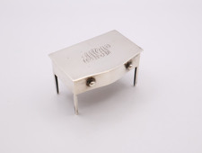 Antique Sterling Silver Novelty Stamp Box Holder Hallmarked Birmingham 1909