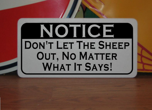 Don let the sheep - let,