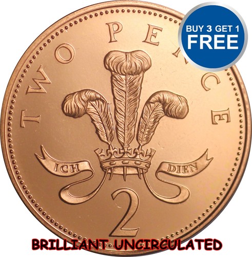 Brilliant uncirculated two - 2p,