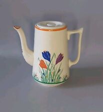 Vintage Art Deco Lawleys of Regent Street Philips Coffee Pot Features Crocuses 