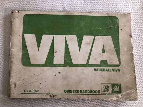 Vauxhall viva user instruction - user,