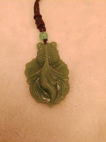 Green coloured fantail - green,