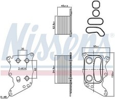 Nissens Engine Oil Cooler for