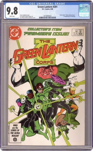 Green lantern 201d - green, cgc