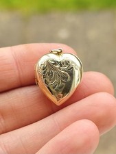 Vintage 9ct Yellow Gold Puffy