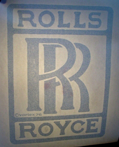 Rolls royce logo vintage 1976 - rolls,