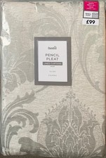 Dunelm Zahra Silver Chenille